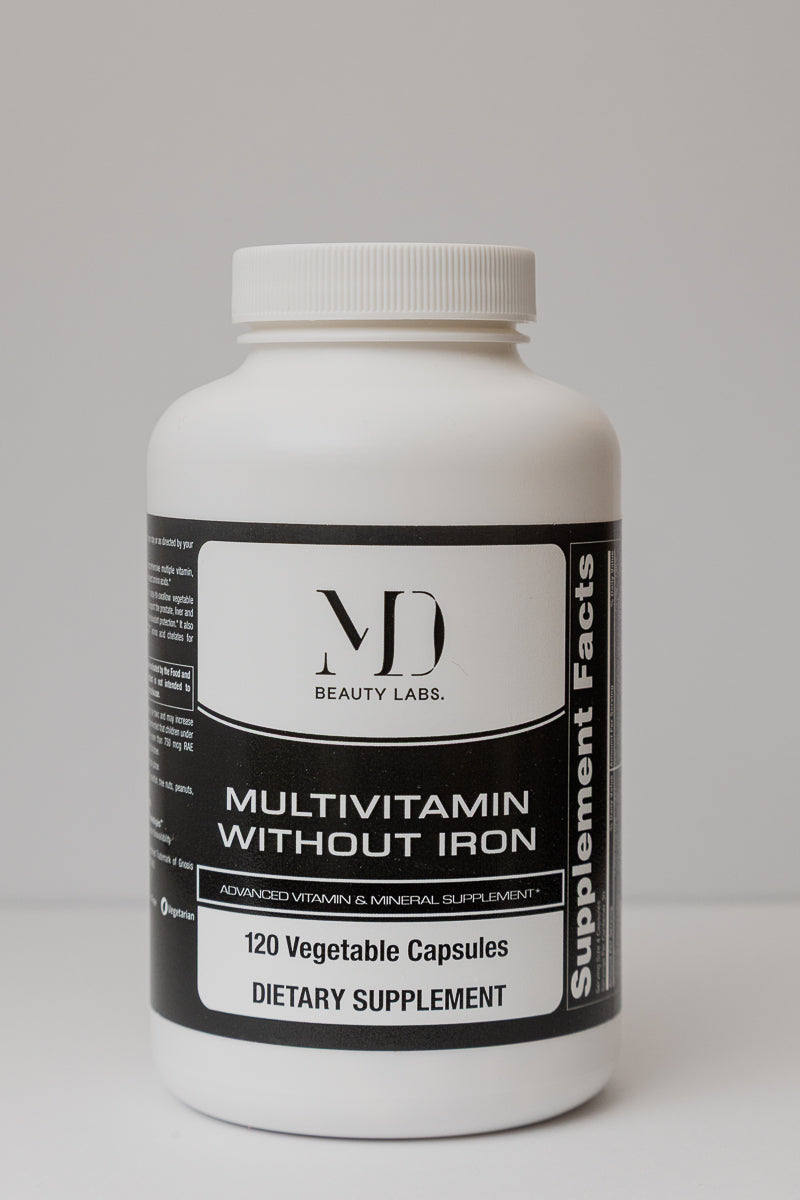 Multivitamin without iron