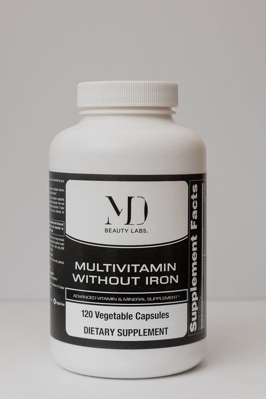 Multivitamin without iron