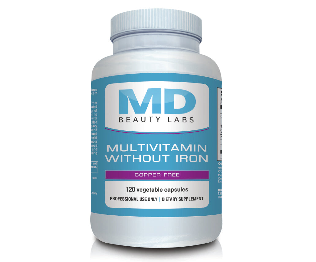 Multivitamin without iron